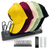Easymora Hat Rack for Baseball Caps – Premium Wooden Hat Organizer & Holder for Closet or Tabletop, Decorative Storage Stand (1 Pack)